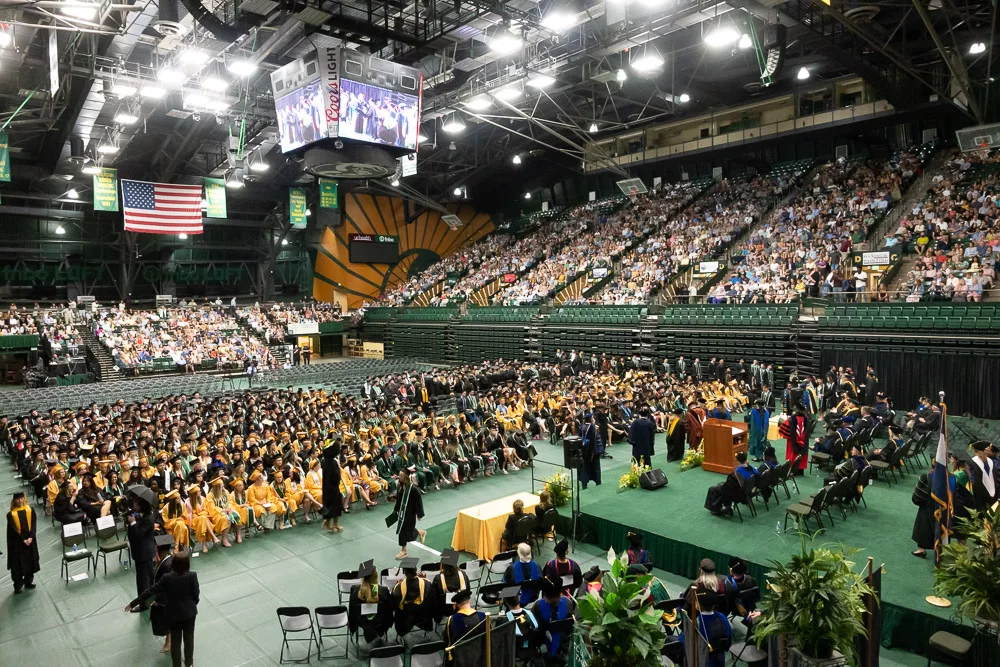 Commencement in Moby Arena