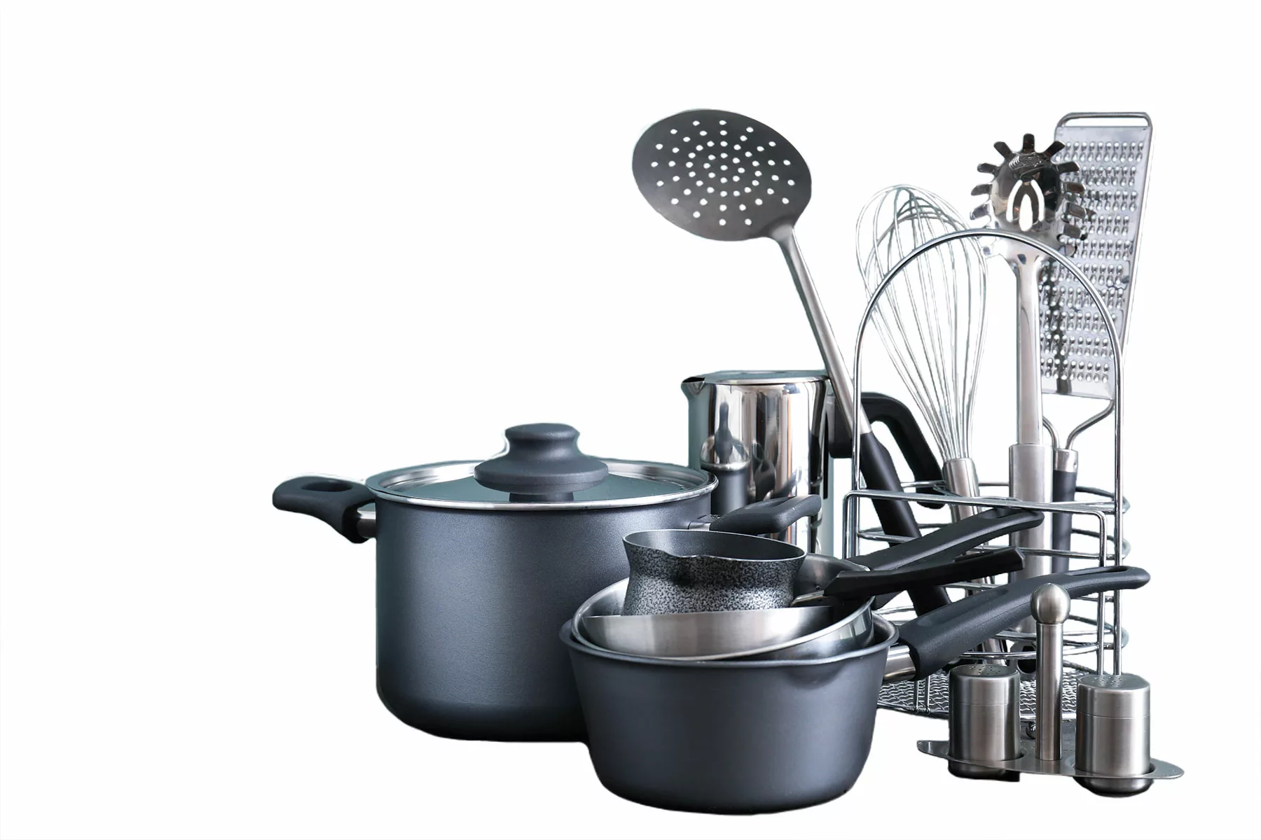 Pots Pans and cooking utensils